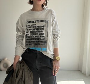 画像17: ●期間限定●ご予約10倍ポイント●【4/11LIVEアイテム】CHOOSEロゴロンT（予約/7-8月）