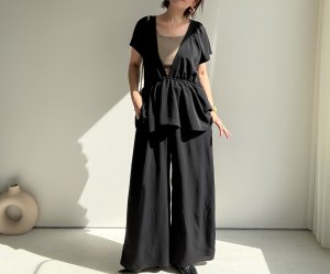 画像2: ●メーカー在庫限り●【4/15 LIVEアイテム】ペプラムデザインオールインワン（メーカー確認後確保）