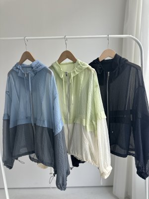 画像9: ●メーカー在庫限り●【4/15 LIVEアイテム】バイカラーシアージップフーディ（メーカー確認後確保）（予約/5月）