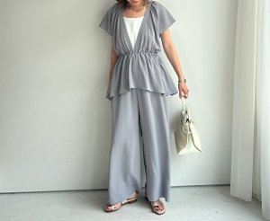 画像10: ●メーカー在庫限り●【4/15 LIVEアイテム】ペプラムデザインオールインワン（メーカー確認後確保）
