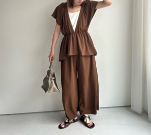 画像9: ●メーカー在庫限り●【4/15 LIVEアイテム】ペプラムデザインオールインワン（メーカー確認後確保）