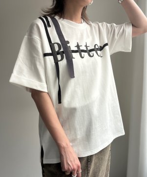 画像2: ●【4/18 LIVEアイテム】テープデザインロゴＴ