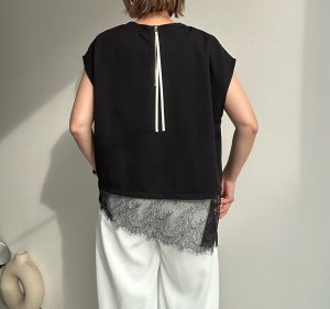 画像3: ●メーカー在庫限り●【4/15 LIVEアイテム】レースドッキングフレンチトップス（メーカー確認後確保）