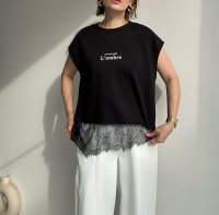 ●メーカー在庫限り●【4/15 LIVEアイテム】レースドッキングフレンチトップス（メーカー確認後確保）