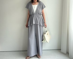 画像11: ●メーカー在庫限り●【4/15 LIVEアイテム】ペプラムデザインオールインワン（メーカー確認後確保）