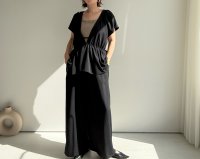 ●メーカー在庫限り●【4/15 LIVEアイテム】ペプラムデザインオールインワン（メーカー確認後確保）