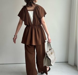 画像8: ●メーカー在庫限り●【4/15 LIVEアイテム】ペプラムデザインオールインワン（メーカー確認後確保）