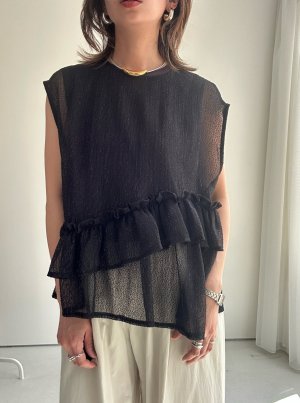 画像7: ●メーカー在庫限り●【4/15 LIVEアイテム】シアーアシメフリルブラウス（メーカー確認後確保）（予約/5月）