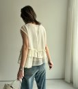 画像10: ●メーカー在庫限り●【4/15 LIVEアイテム】シアーアシメフリルブラウス（メーカー確認後確保）（予約/5月） (10)