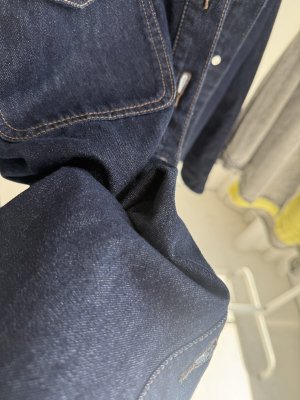 画像13: ●限定カラー登場●期間限定ご予約5倍840ポイント●【4/18 LIVEアイテム】●デニムシャツライクジャケット（インディゴ）（予約/7月）