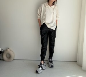 画像4: ●LAMERオリジナル【4/18LIVEアイテム】ブラックバイカラーパンツ