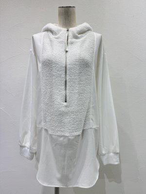 画像7: ●期間限定●ご予約10倍ポイント●【4/18LIVEアイテム】CYAN TOKYO ●パイルフーディスリットプルオーバー（予約/9-10月）