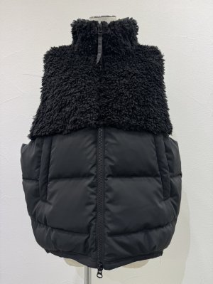 画像9: ●期間限定●ご予約10倍ポイント●【4/18LIVEアイテム】CYAN TOKYO ●シャギーボアコンビダウンベスト（予約/9-10月）