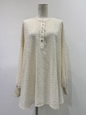 画像5: ●期間限定●ご予約10倍ポイント●【4/18LIVEアイテム】CYAN TOKYO ●ループカットシアジャガードヘンリー（予約/8-9月）