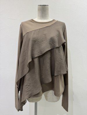 画像5: ●期間限定●ご予約10倍ポイント●【4/18LIVEアイテム】CYAN TOKYO ●アシメフリルコンビトップス（予約/8-9月）