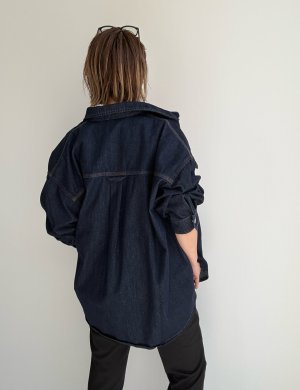 画像6: ●限定カラー登場●期間限定ご予約5倍840ポイント●【4/18 LIVEアイテム】●デニムシャツライクジャケット（インディゴ）（予約/7月）