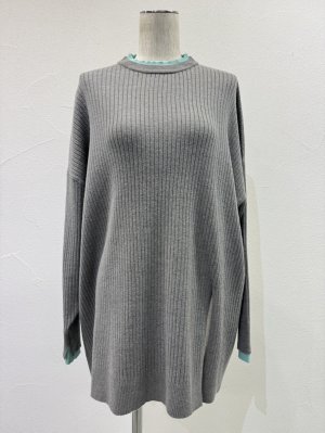 画像5: ●期間限定●ご予約10倍ポイント●【4/18LIVEアイテム】CYAN TOKYO ●アシメスリットレイヤーリブニット（予約/9-10月）