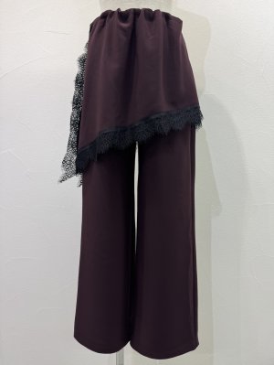 画像4: ●期間限定●ご予約10倍ポイント●【4/18LIVEアイテム】CYAN TOKYO ●アシメレースレイヤーワイド（予約/8-9月）