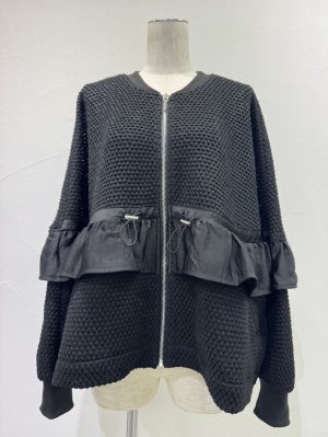 画像5: ●期間限定●ご予約10倍ポイント●【4/18LIVEアイテム】CYAN TOKYO ●BIGワッフルフリルブルゾン（予約/9-10月）