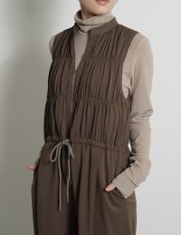 ●期間限定●ご予約10倍ポイント●【4/18LIVEアイテム】CYAN TOKYO ●ティアードスキッパーサロペット（予約/8-9月）