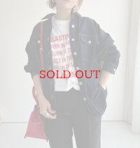 ●限定カラー登場●期間限定ご予約5倍840ポイント●【4/18 LIVEアイテム】●デニムシャツライクジャケット（インディゴ）（予約/7月）