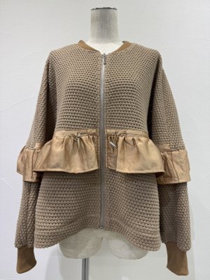 画像4: ●期間限定●ご予約10倍ポイント●【4/18LIVEアイテム】CYAN TOKYO ●BIGワッフルフリルブルゾン（予約/9-10月）