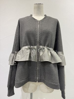 画像3: ●期間限定●ご予約10倍ポイント●【4/18LIVEアイテム】CYAN TOKYO ●BIGワッフルフリルブルゾン（予約/9-10月）