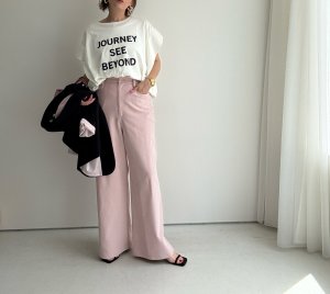 画像5: ●脚長に見える！美ラインボトム【LIVEアイテム】●ハイウエストバギーパンツ
