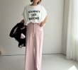 画像6: ●脚長に見える！美ラインボトム【LIVEアイテム】●ハイウエストバギーパンツ (6)