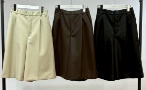 画像3: ●期間限定●ご予約10倍ポイント●【4/20LIVEアイテム】PRIORITY ●エコレザーハーフパンツ（予約/8-9月）