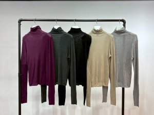 画像1: ●期間限定●ご予約10倍ポイント●【4/20LIVEアイテム】PRIORITY ●シアーニットハイネック（予約/8-9月）