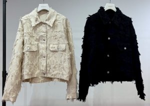 画像3: ●期間限定●ご予約10倍ポイント●【4/20LIVEアイテム】PRIORITY ●フリンジジャガードGジャン（予約/9-10月）