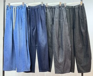 画像2: ●期間限定●ご予約10倍ポイント●【4/20LIVEアイテム】PRIORITY ●カーヴィーデニムパンツ（予約/9-10月）