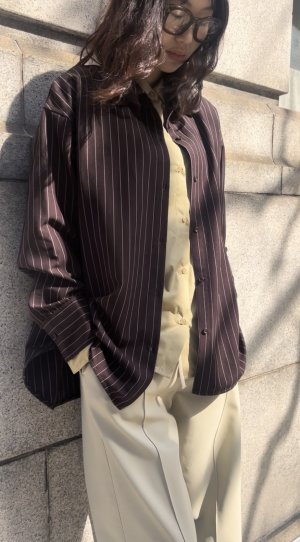 画像2: ●期間限定●ご予約10倍ポイント●【4/20LIVEアイテム】PRIORITY ●レイヤードシャツ（予約/8-9月）