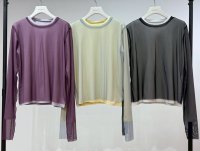 ●期間限定●ご予約10倍ポイント●【4/20LIVEアイテム】PRIORITY ●レイヤードロンT（予約/8-9月）