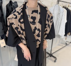 画像3: ●期間限定●ご予約10倍ポイント●【Margaux Vintage】●レオパードプリントカーディガン（予約/7-8月）