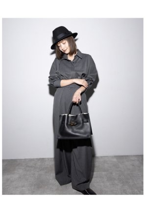 画像2: ●期間限定●ご予約10倍ポイント●【Margaux Vintage】●ピンストライプワイドパンツ（予約/8-9月）