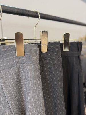 画像3: ●期間限定●ご予約10倍ポイント●【Margaux Vintage】●ピンストライプワイドパンツ（予約/8-9月）