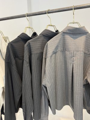 画像2: ●期間限定●ご予約10倍ポイント●【Margaux Vintage】●ピンストライプブラウス（予約/8-9月）