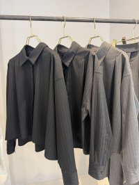 ●期間限定●ご予約10倍ポイント●【Margaux Vintage】●ピンストライプブラウス（予約/8-9月）