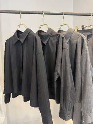 画像1: ●期間限定●ご予約10倍ポイント●【Margaux Vintage】●ピンストライプブラウス（予約/8-9月）