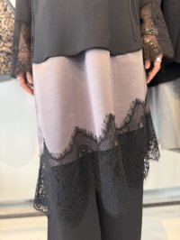 ●期間限定●ご予約10倍ポイント●【Margaux Vintage】●ヘムレーススカート（予約/7-8月）