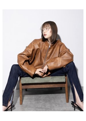 画像2: ●期間限定●ご予約10倍ポイント●【Margaux Vintage】●ワンウォッシュデニムスリムパンツ（予約/7-8月）