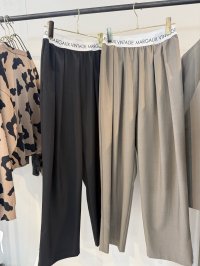 ●期間限定●ご予約10倍ポイント●【Margaux Vintage】●ロゴウエストタックパンツ（予約/7-8月）