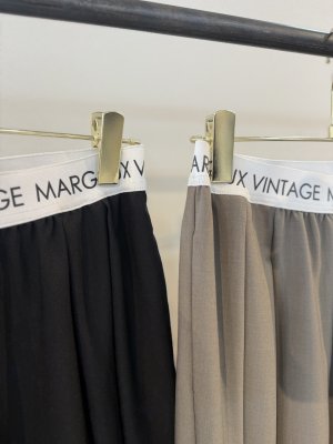 画像3: ●期間限定●ご予約10倍ポイント●【Margaux Vintage】●ロゴウエストタックパンツ（予約/7-8月）