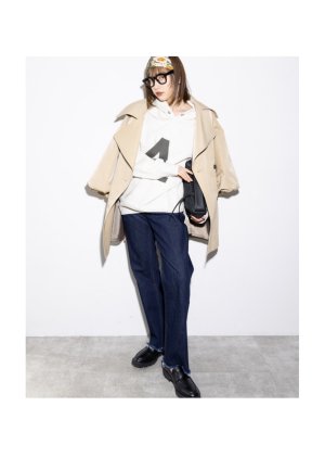 画像3: ●期間限定●ご予約10倍ポイント●【Margaux Vintage】●バルーンスリーブミドル丈トレンチ（予約/8-9月）