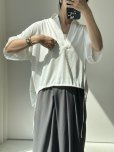 画像9: ●ゴールデンウイークSPECIAL対象●【5/1 LIVEアイテム】●シアー切替スキッパーシャツ（予約/6-7月） (9)