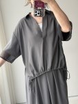 画像4: ●ゴールデンウイークSPECIAL対象●【5/1 LIVEアイテム】●シアー切替スキッパーシャツ（予約/6-7月） (4)