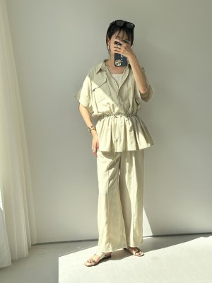 画像7: ●ゴールデンウイークSPECIAL対象●【5/2 LIVEアイテム】●ペプラムデザインカバーオール（予約/6-7月）