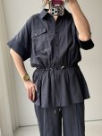 画像1: ●ゴールデンウイークSPECIAL対象●【5/2 LIVEアイテム】●ペプラムデザインカバーオール（予約/6-7月） (1)